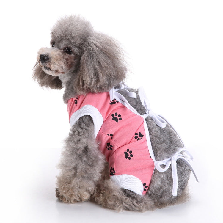 UNTOPET Breathable Thin Pet Sterilization Recovery Suit, Post Surgery Wound Care Clothes for Dogs & Cats