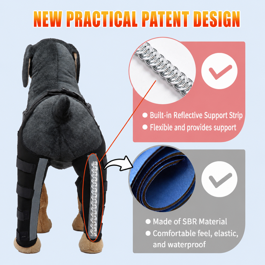 Dog Rear Leg Support Brace for Senior Dogs – Post-Surgery Recovery & Walking Assistance