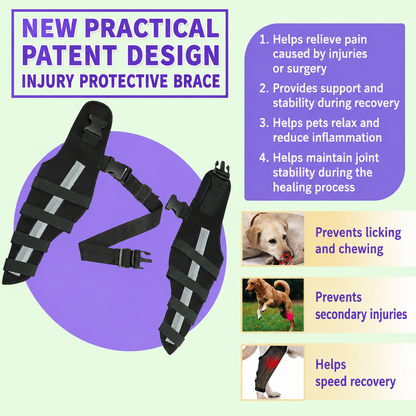 Dog Rear Leg Support Brace for Senior Dogs – Post-Surgery Recovery & Walking Assistance（副本）