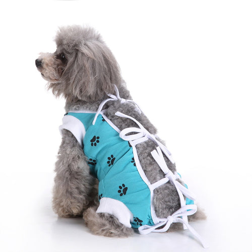 UNTOPET Breathable Thin Pet Sterilization Recovery Suit, Post Surgery Wound Care Clothes for Dogs & Cats