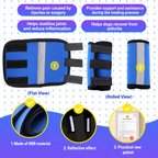 UTONPET Pet Double Front Leg Knee Protector, Recovery Support Brace for Injured Medium Large Dogs