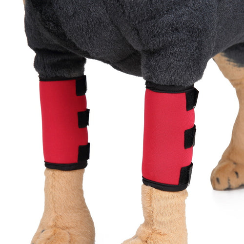 UTONPET Pet Double Front Leg Knee Protector, Recovery Support Brace for Injured Medium Large Dogs