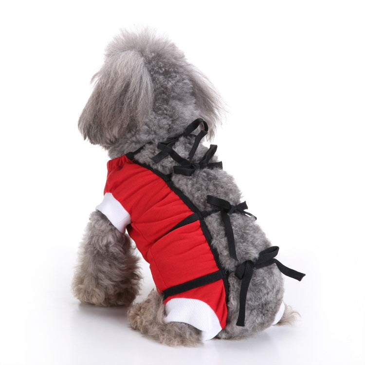 UNTOPET Breathable Thin Pet Sterilization Recovery Suit, Post Surgery Wound Care Clothes for Dogs & Cats