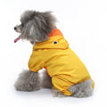 UTONPET Reflective Waterproof Pet Rain Jacket, No Blocked Vision Easy Put On Outdoor Rainwear for Cats & Dogs
